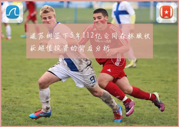 道苏姆签下5年112亿合同森林狼收获超值投资的背后分析