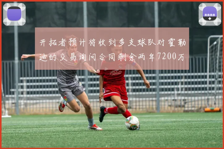 开拓者预计将收到多支球队对霍勒迪的交易询问合同剩余两年7200万